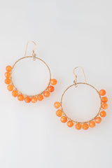 Carnelian Hoops